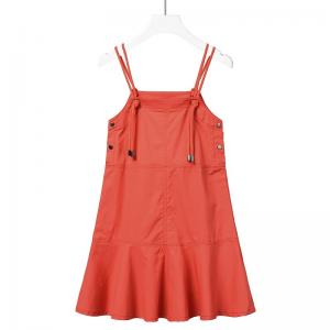 100% Cotton Girl Summer Dress For Kids Strap Dress Soft Girls Dresses