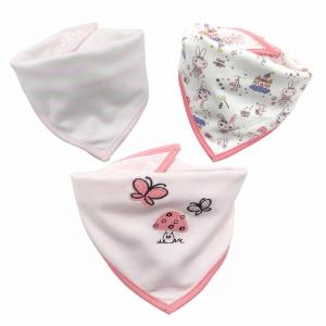 Adjustable 100% Organic Cotton Pack Absorbent Baby Bandana Drool Bibs, Baby Bibs Cotton 