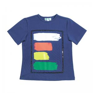 Children Short Sleeve Custom Logo Printing Girls Tshirts Good Quality Girl's T-Shirts