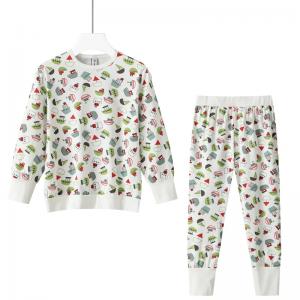 Custom Printed Designs Kids Clothing Sets Children Pajamas Set Long Sleeve Clothes 2pcs