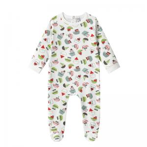 Customized Manufacturer Infant Printed Baby Sleepers Toddlers Jersery Cotton BodySuit 