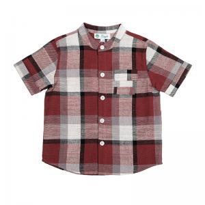 Factory Direct Sale Boy's Cotton Check Pattern Shirt Kid's Shirts