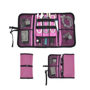 Folding Easy USB Line Makeup Storage Bags 