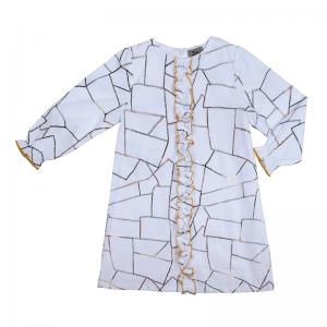 High Quality Kids Casual Party Dress Ruffle Decoration Girl's Dresses