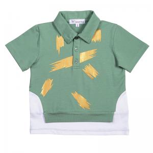 Hot Selling Anti-Wrinkle Cotton Baby Short Sleeve Polo Shirt For Summer
