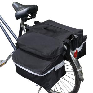 Large Capacity Bicycle Rear Pannier Bike Backseat Double Straddle Bag
