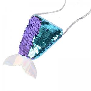 Mermaid Sequins Reversal Coin Purse Bag For Kids Girl