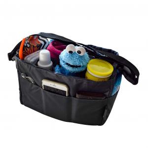 Multifunction Black Baby Storage Bag In Hand bag For Mommy Outdoor