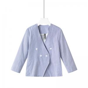  OEM Fashion Kids Blazer Casual Striped Kids Boys Blazer Suit Design Event Jacket Child