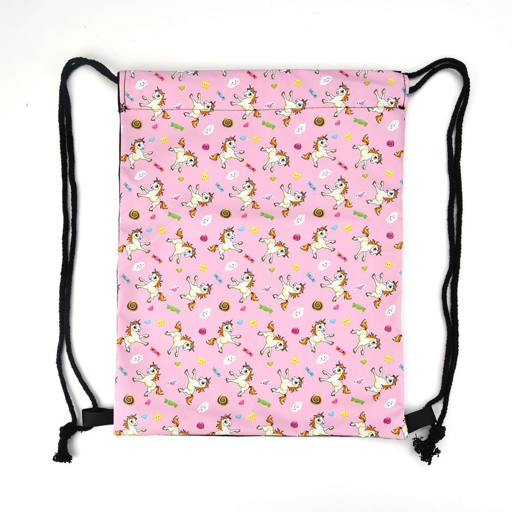 Outdoor Gym Sport Allover Print Promotion Drawstring Shoe Bag For Football Basketabll