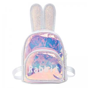 PVC Rabbit School Child Kids Backpack Bags For Girls