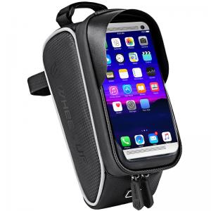 Waterproof Outdoor Sport Bike Bicycle Bag Put On Front Tube With Phone Pocket