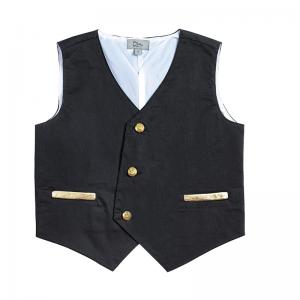 Wholesale Kids Boys Cool Autumn Gentleman Outfits Vest